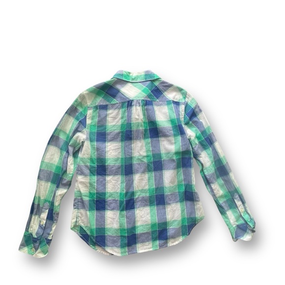 Bundle of 3 Talbots Blue Plaid Button-up Long Sleeve Cotton Shirts Women Petite - Picture 10 of 16